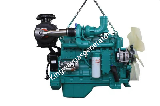 200KW 250KVA साइलेंट कमिंस नेचुरल गैस इंजन सेट 4 स्ट्रोक