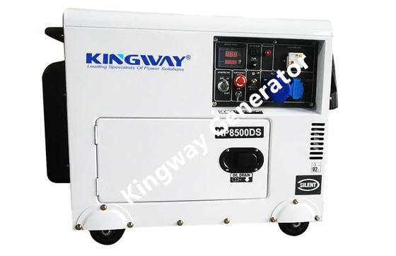 वाटर कूल्ड 3phase 50hz 1500rpm साइलेंट डीजल पोर्टेबल जेनरेटर सेट 8KVA 12Hp