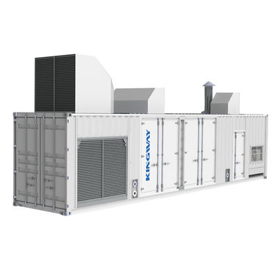 किंगवे 200KVA कमिंस इंजन मूक प्राकृतिक गैस जनरेटर सेट