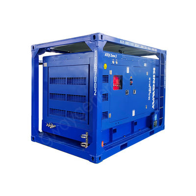 100kVA विस्फोट प्रतिरोधी समुद्री जनरेटर इंजन के साथ, ATEX क्षेत्र 2 और DNV 2.7-1 अनुरूप