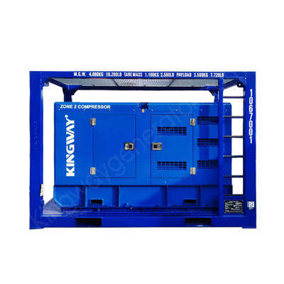 ATEX ज़ोन 2 धमाका प्रूफ डीजल इंजन एयर कंप्रेसर 186CFM 100 Psi