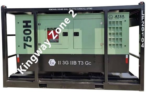 डीजल चालित जनरेटर सेट जोन 2 ATEX प्रमाणित 5-2500KVA विस्फोट-सबूत डीजल इंजन Genset
