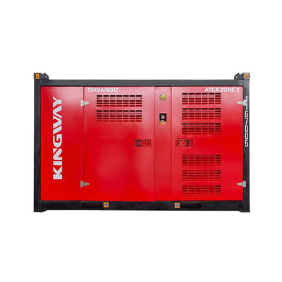 75KVA 600KVA 50HZ 60HZ ATEX प्रमाणित क्षेत्र 2 विस्फोट प्रूफ डीजल जनरेटर सेट मूक जनरेटर सेट