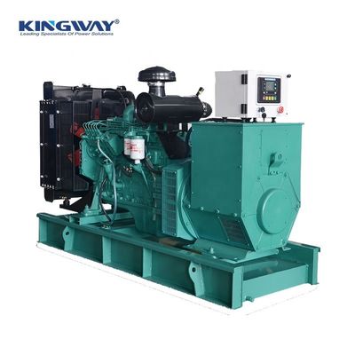 CE 60HZ 1800RPM तीन चरण बिजली 438KVA 350KW होटल और घर के लिए ध्वनिरोधी डीजल जनरेटर