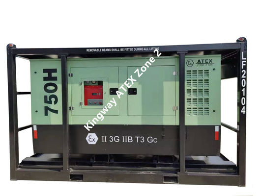 60kva 400v 50hz 3 चरण 4 तार विस्फोट प्रूफ डीजल इंजन ATEX क्षेत्र 2 प्रमाणित अपतटीय के लिए नामित dnv जनरेटर