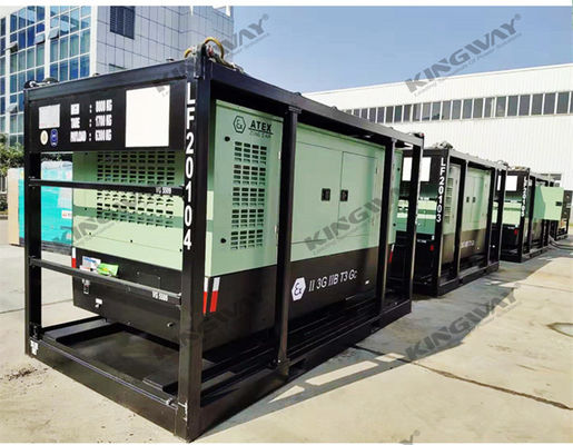 60kva 400v 50hz 3 चरण 4 तार विस्फोट प्रूफ डीजल इंजन ATEX क्षेत्र 2 प्रमाणित अपतटीय के लिए नामित dnv जनरेटर