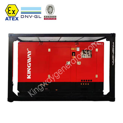 एटेक्स जोन 1 जोन 2 विस्फोट-प्रूफ 1250KVA रिग सेफ डीजल जनरेटर डीएनवी2.7-1 लिफ्टिंग फ्रेम के साथ तेल और गैस क्षेत्रों के लिए