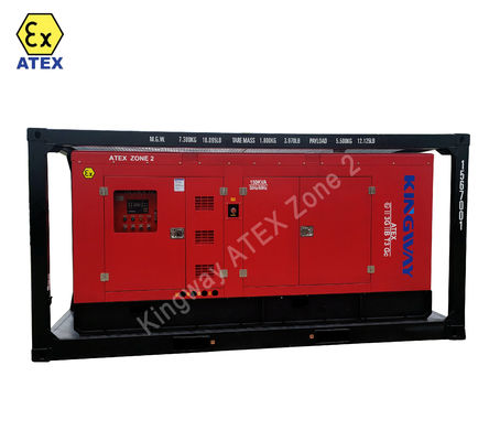 ATEX क्षेत्र II 3 चरण ऑफशोर तेल गैस क्षेत्र डीजल जनरेटर सेट 60KVA विस्फोट प्रूफ डीजल जनरेटर