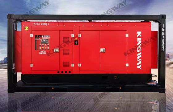 ATEX क्षेत्र II 3 चरण ऑफशोर तेल गैस क्षेत्र डीजल जनरेटर सेट 60KVA विस्फोट प्रूफ डीजल जनरेटर