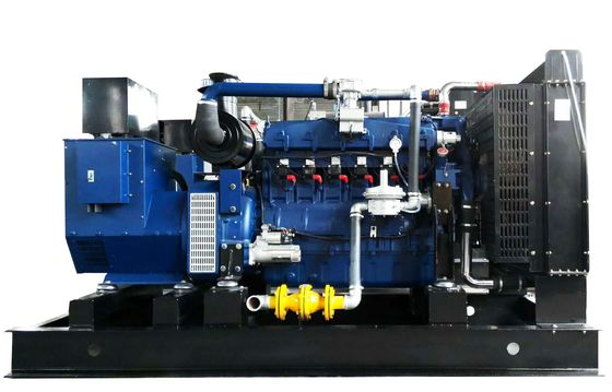 मूक छत 1000kw 400v 50hz 3 चरण 4 तार प्राकृतिक गैस 1250kva गैस इंजन जनरेटर