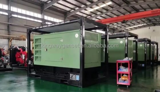 डीजल इंजन डीएनवी 2.7-1 स्किड फ्रेम एटीईएक्स प्रमाणन 120kw 150kva ऑनशोर अपतटीय मंच क्षेत्र 2 एयर कंप्रेसर