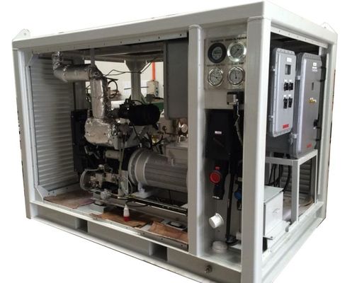 60 kva एटेक्स ज़ोन 2 IIB तापमान T3 डीजल जनरेटर अल्टरनेटर IP55 विस्फोट प्रूफ DNV 2.7-1 ऑफहोर कंटेनर के साथ