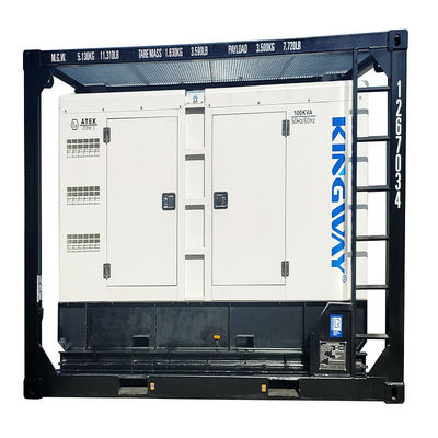 ATEX प्रमाणन 3 चरण 200kw 250kva क्षेत्र2 विस्फोट प्रूफ डीजल जनरेटर सेट DNVGL 2.7-1 स्किड फ्रेम प्लेटफार्म सेवा इंजन