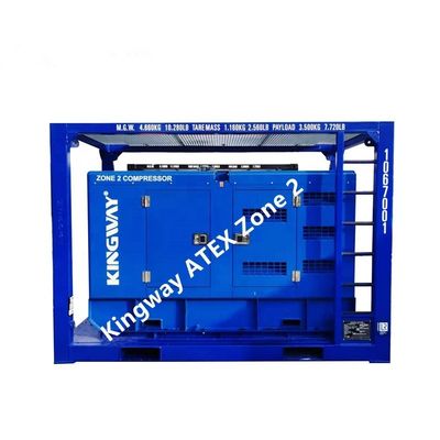 एटीएक्स प्रमाणन3 चरण डीएनवीजीएल 2.7-1 स्किड फ्रेम 120kw 150kva ऑनशोर प्लेटफॉर्म ज़ोन 2 जनरेटर