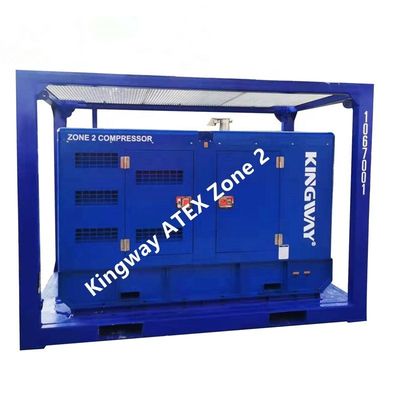 60KVA किंगवे ATEX प्रमाणित क्षेत्र 2 पूर्व सबूत डीजल जनरेटर सेट डीएनवी मानकों के साथ अपतटीय सेवा लिफ्टिंग फ्रेम