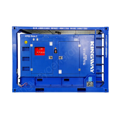 185CFM 6.9Bar विस्फोट प्रतिरोधी ATEX ज़ोन 2 डीजल इंजन Sullair एयर कंप्रेसर DNV2.7-1 लिफ्टिंग फ्रेम के साथ