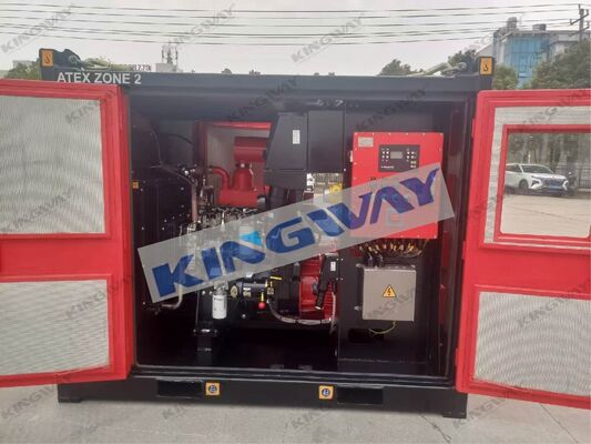 डीएनवी2.7-1 लिफ्टिंग फ्रेम के साथ 75kVA विस्फोट प्रतिरोधी एटेक्स ज़ोन 2 डीजल इंजन जनरेटर सेट
