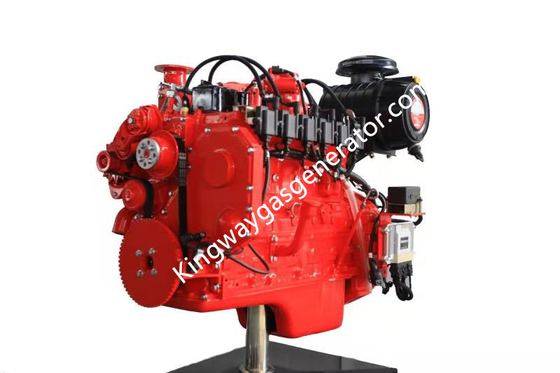 200KW 250KVA साइलेंट कमिंस नेचुरल गैस इंजन सेट 4 स्ट्रोक