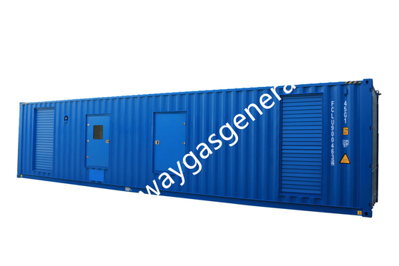 3 चरण मित्सुबिशी इंजन कंटेनर डीजल जेनरेटर 600KW 750KVA