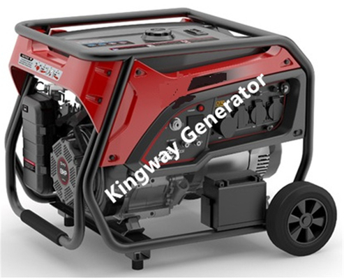 ऑरेंज कलर पोर्टेबल जेनरेटर साइलेंट जेनरेटर सेट 8KVA 12Hp