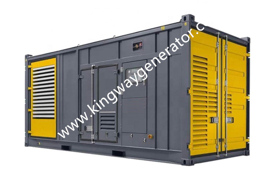 3 चरण मित्सुबिशी इंजन कंटेनर डीजल जेनरेटर 600KW 750KVA