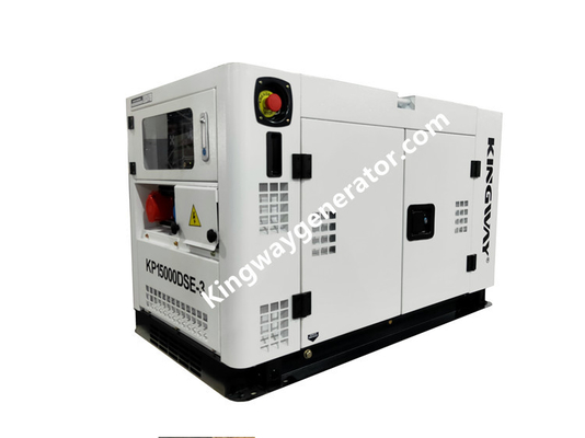 ऑरेंज कलर पोर्टेबल जेनरेटर साइलेंट जेनरेटर सेट 8KVA 12Hp