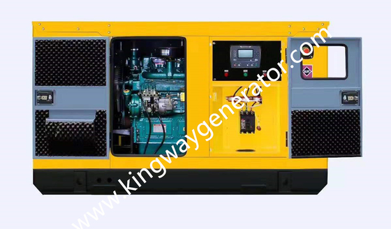 होम एयर कंडीशन के लिए ब्राइट येलो 120KW कमिंस 150 KVA जेनरेटर