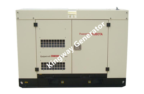 22KVA 17KW जापान यानमार इंजन साइलेंट जेनरेटर घरेलू उपयोग के लिए 3 चरण