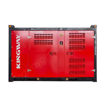डीएनवी2.7-1 लिफ्टिंग फ्रेम के साथ 75kVA विस्फोट प्रतिरोधी एटेक्स ज़ोन 2 डीजल इंजन जनरेटर सेट