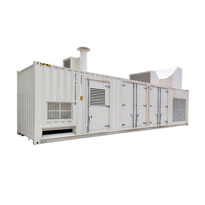 1MW 1000KW गैस जेनसेट कंटेनर प्रकार वैकल्पिक CHP सिस्टम साइलेंट प्राकृतिक गैस जेनरेटर सेट